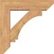 Ekena Millwork Imperial Slat Smooth Bracket w/ Offset Brace, Western Red Cedar, 7 1/2"W x 30"D x 30"H BKT0806X30X30IMP06SWR - alternate 3